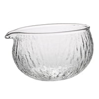 Bothyi - Tazas De Tazón De Matcha De Vidrio Texturizado Transparente De 500 Ml Con Pico Vertedor