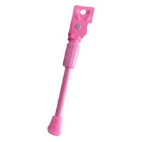 Ioensy - Pata De Cabra Para Bicicleta Para Niños, Pata De Cabra Rosa De Una Sola Pierna Para Soporte Lateral De Bicicleta De Montaña De 18 Pulgadas