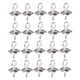 thumbnail image 2 of 20 piezas de plata 925 colgante de perlas ojo de la fianza perno ojo conector 6 mm, 2 of 5