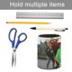 thumbnail image 5 of Moose Tube-theme Cylinder Pen Holder Pencil Organizer with Flannel Lining PVC Leather Material Cardboard Base for study work 10*8CM, 5 of 6