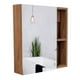 thumbnail image 2 of Botiquin Para Baño Labelle 49.7x45x12.5 Cm Miel Con Espejo, 2 of 9