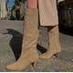 thumbnail image 1 of Bota Gamuza Italiana taco 5 Cm. Beige Talla 36 Mujer, 1 of 3
