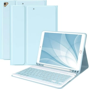Vanan - Funda Con Teclado Para Ipad Pro 11 / Ipad Air 10.9 Celeste