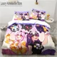thumbnail image 1 of Cartoon Game Cute Aphmau with Wings Bedding Set Boys Girls Duvet Cover Pillowcase Bed boys Adult Bed Sheets, 1 of 5