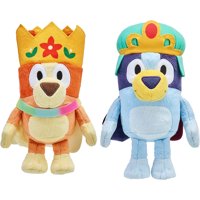 Paquete De Juguetes De Peluche Bluey Friends Royal Bluey Y Bingo