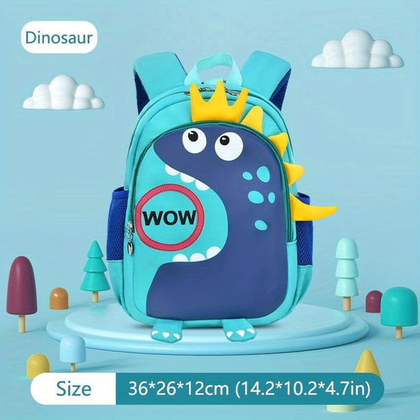 Kids New Cartoon Cute Backpack, Lightweight Breathable School Bag For Aged 3-6 Boys And Girls, Waterproof Kindergarten Backpack With Anti-Lost Leash