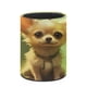 thumbnail image 3 of Chihuahua-theme Cylinder Pen Holder Pencil Organizer with Flannel Lining PVC Leather Material Cardboard Base for study work 10*8CM, 3 of 6