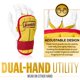 thumbnail image 4 of Protector de manos y muñeca Franklin Sports PRT LG Series para adultos, 4 of 8