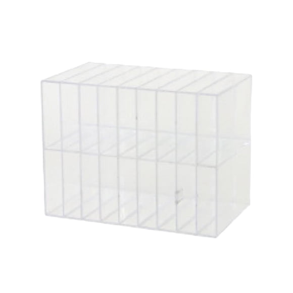 Soporte multifuncional para bolígrafos, decoración de gran capacidad, 18 compartimentos, estante para cepillos, estante de almacenamiento para el , Cleer Claro