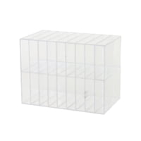 Magideal - Soporte Multifuncional Para Bolígrafos, Decoración De Gran Capacidad, 18 Compartimentos, Estante Para Cepillos, Estante De Almacenamiento Para El , Cleer Claro