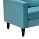 thumbnail image 3 of Sofa New Retro 3C + 2 Pouf Felpa 00 Turquesa, 3 of 6