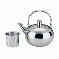 Aventura Store - Tetera Con Colador De Acero Inoxidable 14 Cm