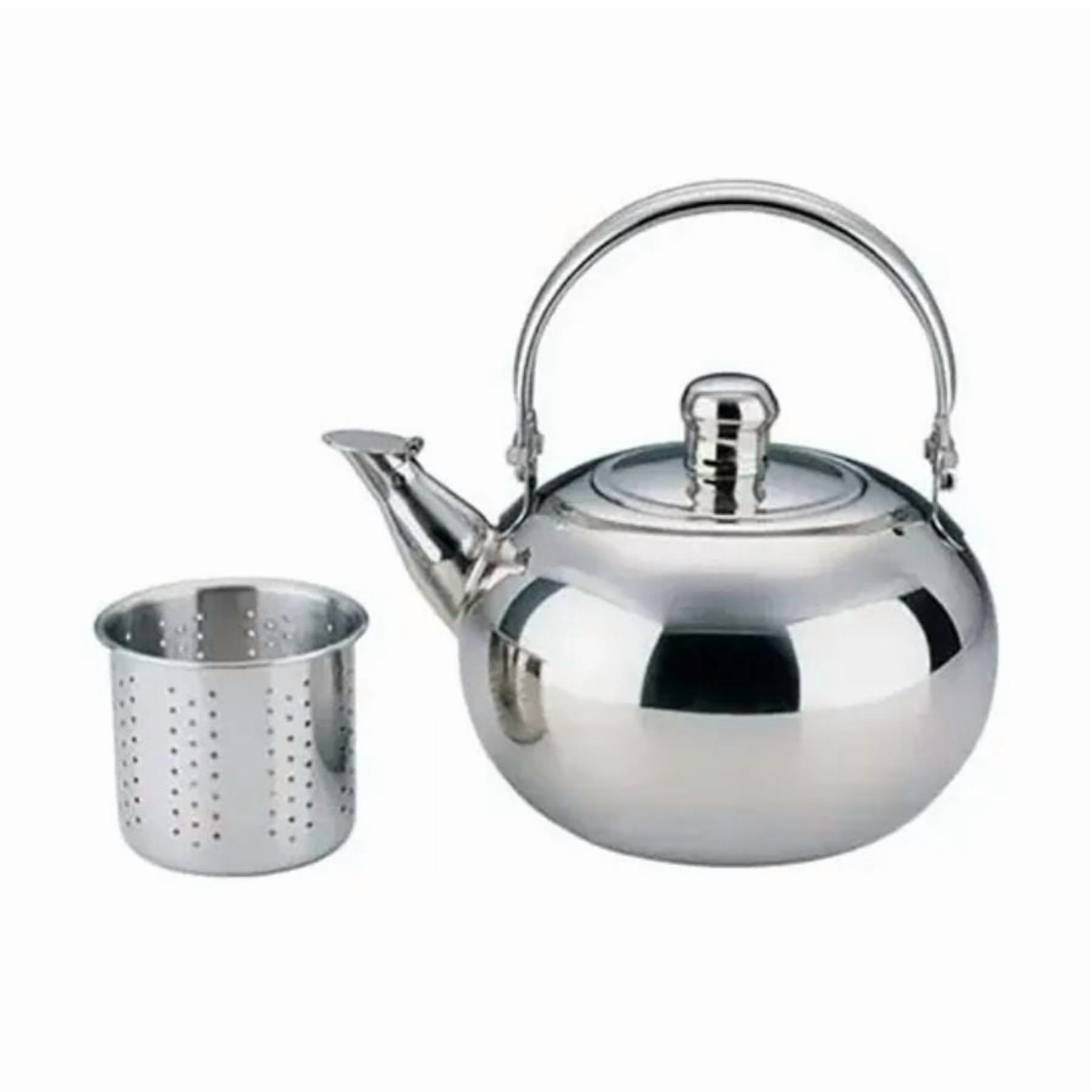 Aventura Store - Tetera Con Colador De Acero Inoxidable 14 Cm