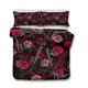 thumbnail image 1 of Guitar Colorful Graffiti 0 Quilt Duvet Cover Set Kids Soft Pillowcase3-Piece Bedding Set, 1 of 5