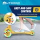 thumbnail image 3 of Patinete para niños Outdoor Cruiser de 3 ruedas con tecnología Lean-to-Steer, color amarillo, 3 of 7