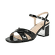 thumbnail image 2 of SANDALIAS DE FIESTA ALQUIMIA NEGRO CHAROL MUJER 3025 - Talla 38, 2 of 5