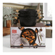 thumbnail image 1 of Batería De Cocina 6 Pcs Ollas Cacerolas Para Todo Tipo De Cocina Diseño Granito Y Madera, 1 of 8