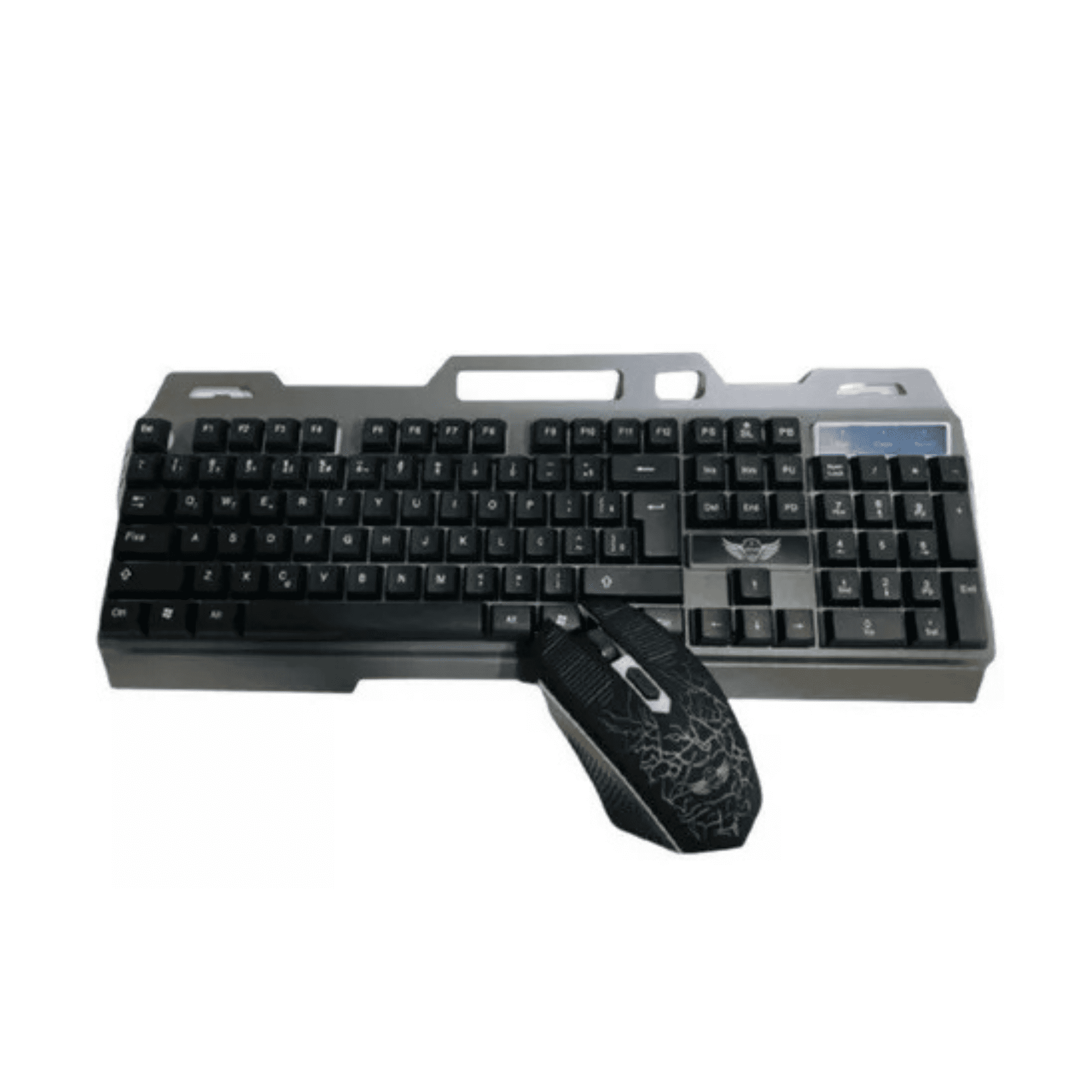 Venimport - Teclado Gamer Con Mouse Teclado Rgb Led Color Negro