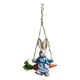 thumbnail image 1 of Colgante de conejo de Pascua, figura de simulación de animal, estatua decorativa colgante, decoración para regalo de cumpleaños, adorno para comedor y Femenino, 1 of 5