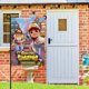 thumbnail image 2 of Subway Surfers-bandera de jardín temática. Regalo perfecto para fans, amigos y familiares, ideal para actividades al aire libre y decoración de fiestas.28CM*45CM, 2 of 5