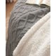 thumbnail image 5 of Frazada Sherpa Premium Con Diseño De Diamantes 2 plazas, 5 of 6