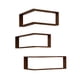 thumbnail image 4 of Estante De Pared De Esquina De Fácil Instalación, Estante Flotante Para Dormitorio, Ba?o Y Hogar, 3 Piezas, 4 of 5