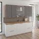thumbnail image 1 of Mueble De Cocina Mural 150x60x31,5 Cm Miel Y Plomo 6 Puertas, 1 of 3
