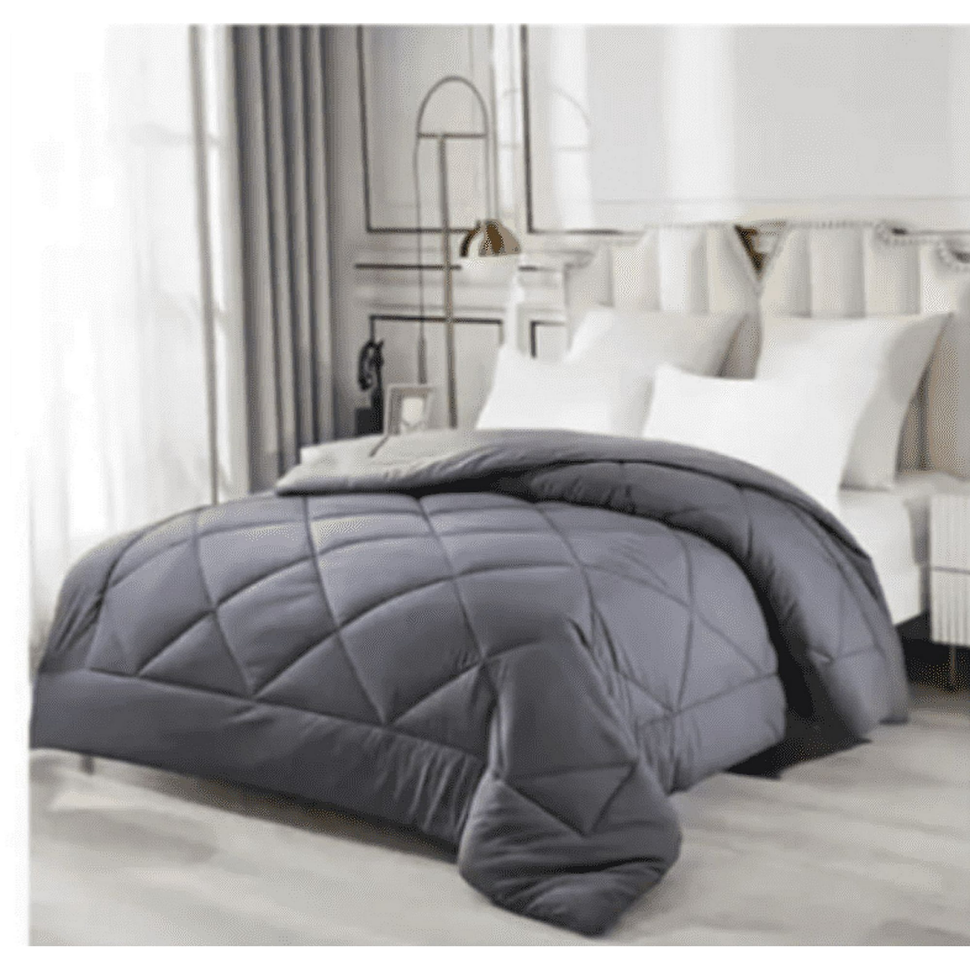 Todostore - Plumon Nordico Gris Tamaño 2 Plazas