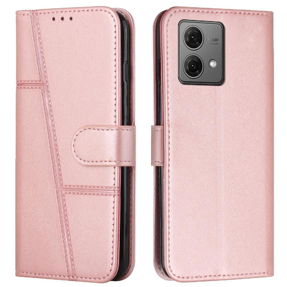 Foxdock - Funda Flip Para Moto G84 – Carcasa Delgada Y Resistente A Impactos Con Soporte Para Uso Diario Y Profesional