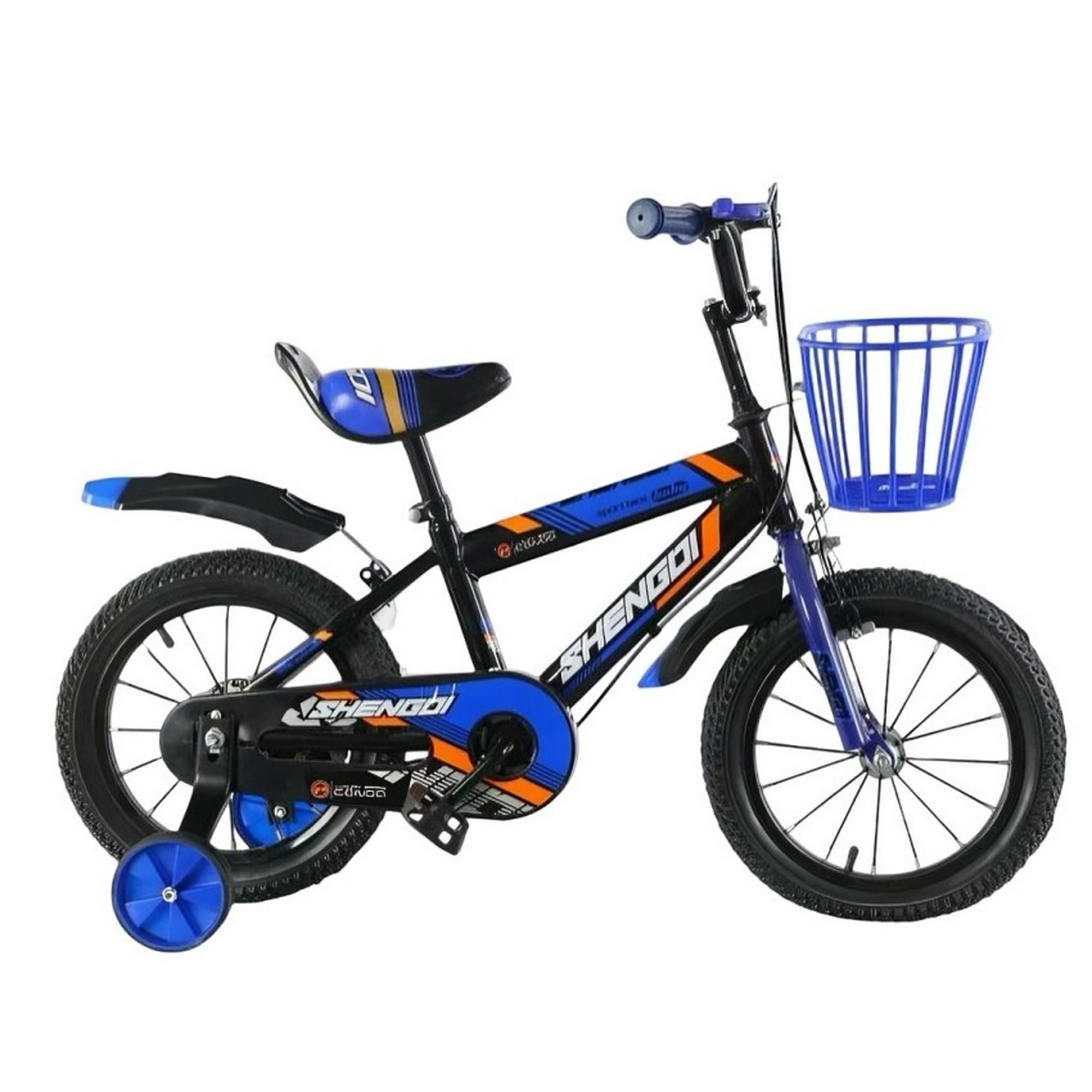 Genérico - Set X2 Bicicleta Infantil Aro 14 Con Canastilla Niño