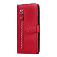 Gangxun - Funda Con Cremallera Para Xiaomi Poco M3, Carcasa Cartera De Cuero Pu Con Soporte Y Tarjetero