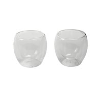 Set 2 Vasos Taza Doble Pared Café Espresso 80Ml Haussen