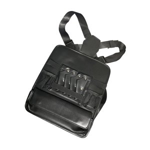 Ioensy - Bolsa De Pecho Para Peluquero, Bolsa De Tijera Para Peluquería, Bolsa De Herramientas Para Estilista Que Ahorra Espacio, Color Negro