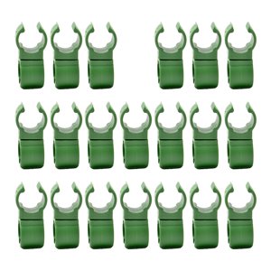 Ioensy - 20 Piezas Clips De Conector De Enrejado De Plantas Clips De Estaca De Conector De Planta Para Jaula 16Mm
