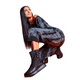 thumbnail image 5 of Botin Dorette Mujer Wonder-5 Negro Casual, 5 of 6