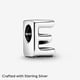 thumbnail image 4 of Charm Pandora, letra E, alfabeto, plata de ley, 4 of 7