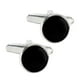 thumbnail image 3 of 2x Gemelos Negros Para Hombre Gemelos Para Camisa De Vestir Ceremonia Formal Graduación, 3 of 3