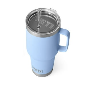 Taza Yeti Rambler De 1 Litro Con Tapa De Pajita De Acero Inoxidable Con Aislamiento Al Vacío