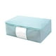 thumbnail image 3 of Papelera Para Guardar Ropa, Ropa De Cama Con Asa, Toalla, Bolsa De Almacenamiento Con Ventana Transparente, Color Azul XXL, 3 of 3
