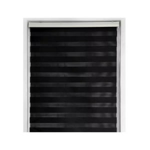 Importclick - Cortina Roller Dúo Zebra Negra 100X200 Cm
