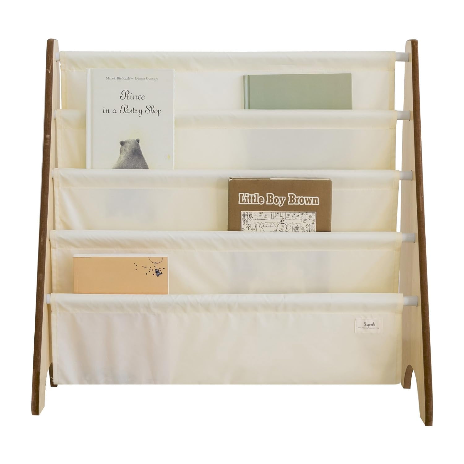 Estante Para Niños Bookshelf 3 Sprouts Con Tela Reciclada, 4 Niveles