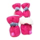 thumbnail image 4 of 4 Uds. Botas Para Perros, Zapatos Para Perros, Cubierta Para Correr, Suelos De Madera Dura Al Aire Libre, 1 Rosa Roja, 3,5x2,5 Cm, 4 of 5