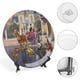 thumbnail image 4 of Los Aristogatos Plato decorativo de porcelana fina (bone china), plato decorativo de cerámica para hogar, oficina, soporte de pared, platos decorativos para dormitorio - 6 pulgadas (15 cm), 4 of 6