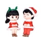 thumbnail image 1 of 2 Uds Bonitas Figuritas Navideñas Para Parejas Estatua De Mesa Decoración Del Hogar Chico Rojo, 1 of 5