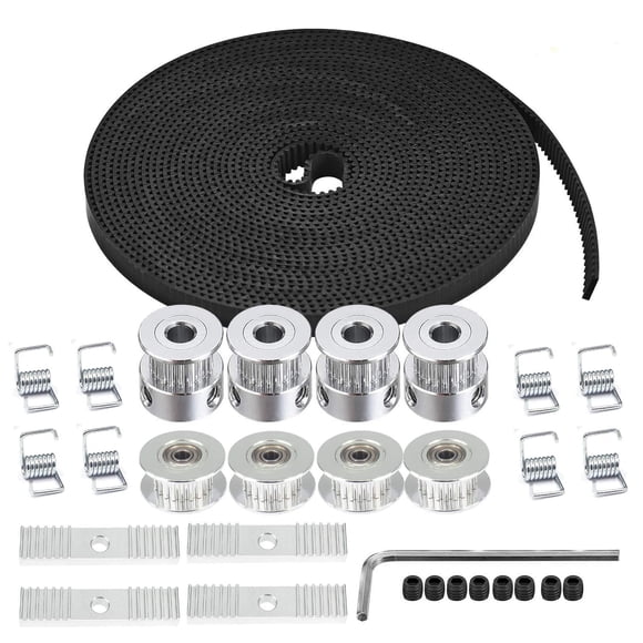 Juego de correas dentadas Zeelo 5M GT2 de 6 mm de ancho con polea para impresora 3D