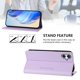 thumbnail image 3 of Funda Billetera con Soporte para Samsung Galaxy A06/A07 4G/5G Bloqueo RFID Plegable Morado claro, 3 of 6
