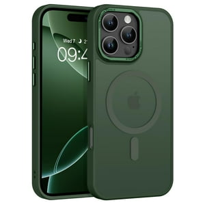 Funda De Teléfono Bentoben Para Iphone 16 Pro Max 6.9 Verde Translúcido