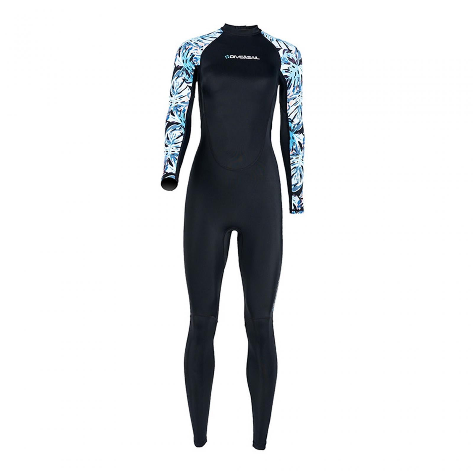 Magideal - Traje De Neopreno Para Mujer Traje De Baño Traje De Buceo Traje De Neopreno Para Snorkel Kayak Natación Negro