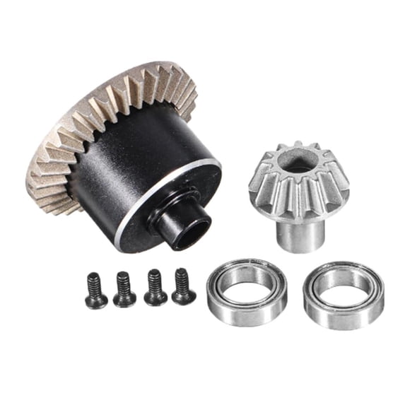 Wltoys 12428 RC Car Upgrade Differential, Diferencial Trasero De Piezas De Engranaje