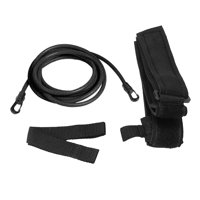 Magideal - Cinturón De Resistencia Para Natación, Cinturón De Entrenamiento De Natación, Dispositivo De Arnés De Natación Estacionario De 4M Para Adultos Y Niños Negro